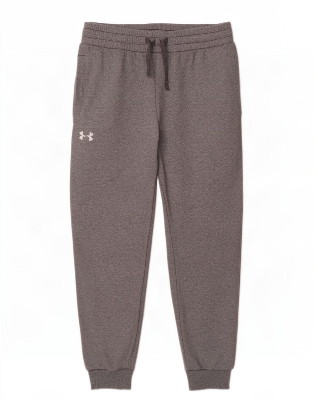 Мужские спортивные брюки Under Armour, джоггеры, средний серый хлопок с крапинками
