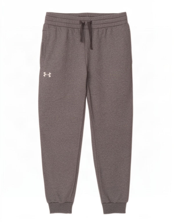 Мужские спортивные брюки Under Armour, джоггеры, средний серый хлопок с крапинками