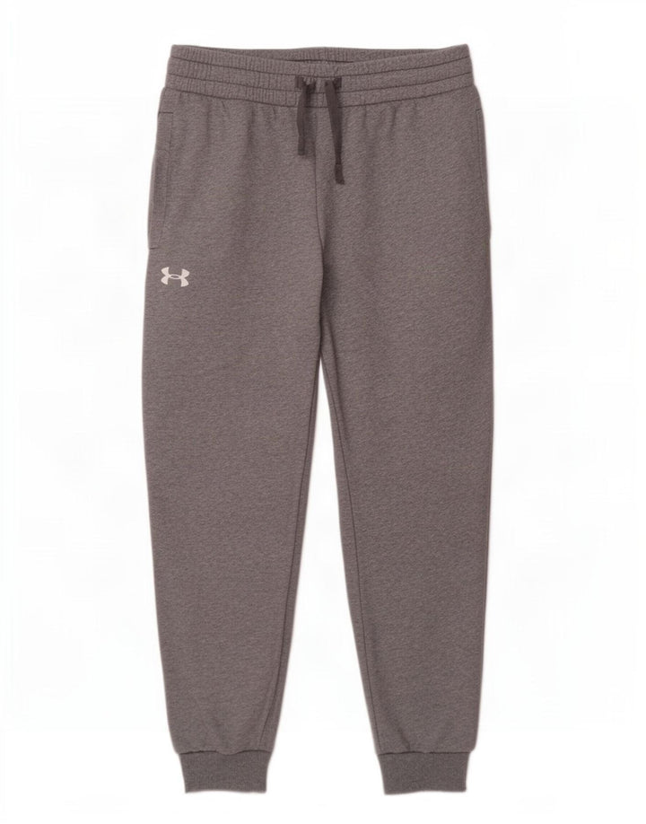 Мужские спортивные брюки Under Armour, джоггеры, средний серый хлопок с крапинками