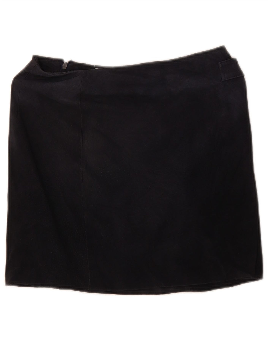 Женская замшевая мини-юбка Mango EU 34 XS W28 Темно-синяя кожа
