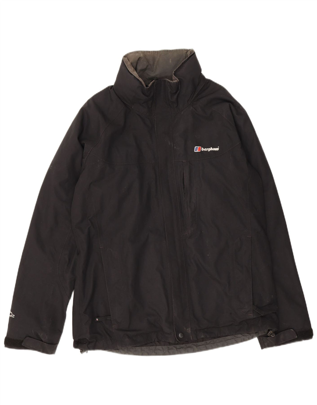 Мужская дождевик Berghaus UK 38, средний черный нейлон