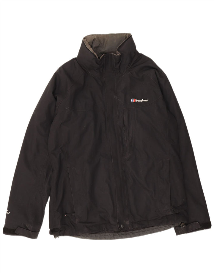 Мужская дождевик Berghaus UK 38, средний черный нейлон