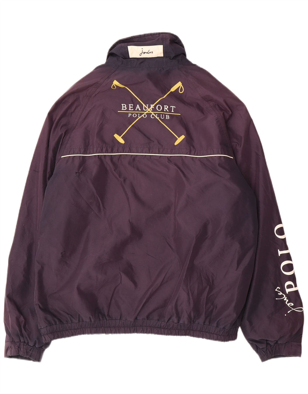 Мужская бомбер Joules с графическим рисунком UK 42 XL Темно-синий полиэстер