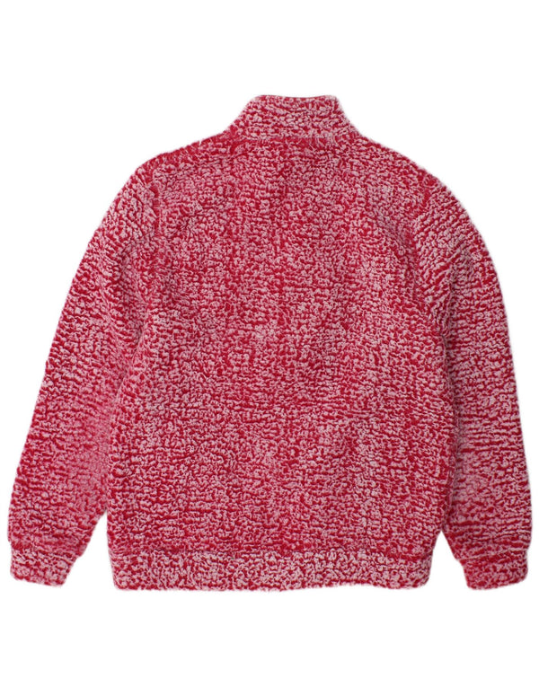 Женская флисовая куртка Umbro UK 18 XL, красный полиэстер с крапинками