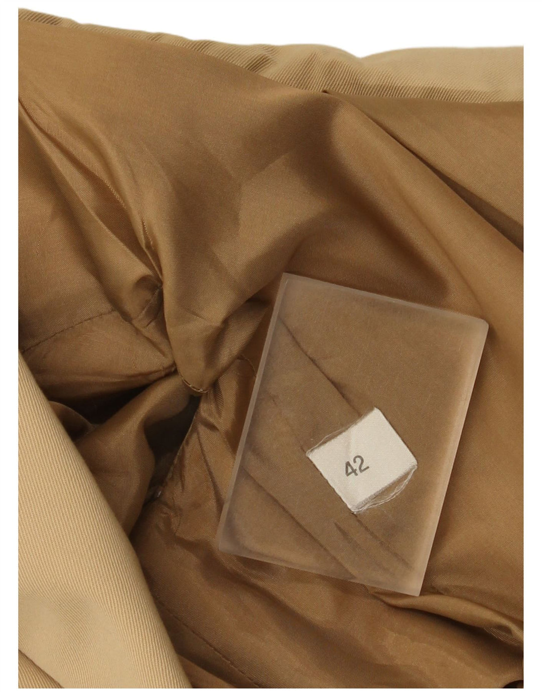 Винтажный женский пиджак на 2 пуговицах IT 42 Средний Бежевый