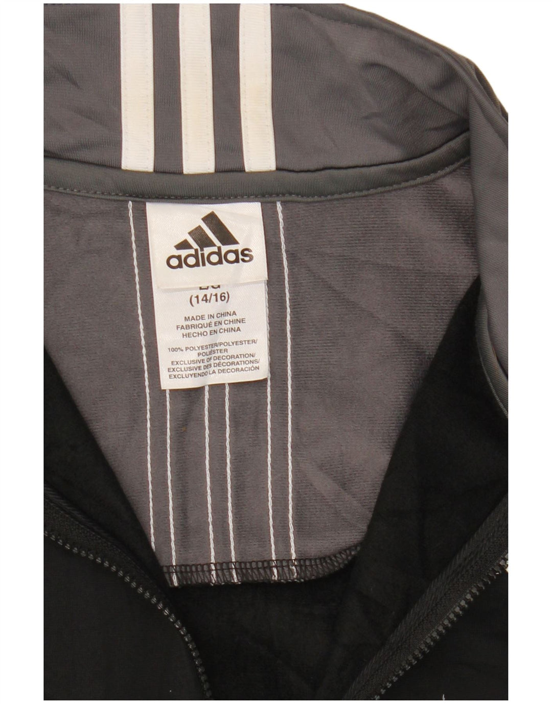 Спортивный костюм Adidas для мальчиков 12–13 лет, большой черный цветной блок