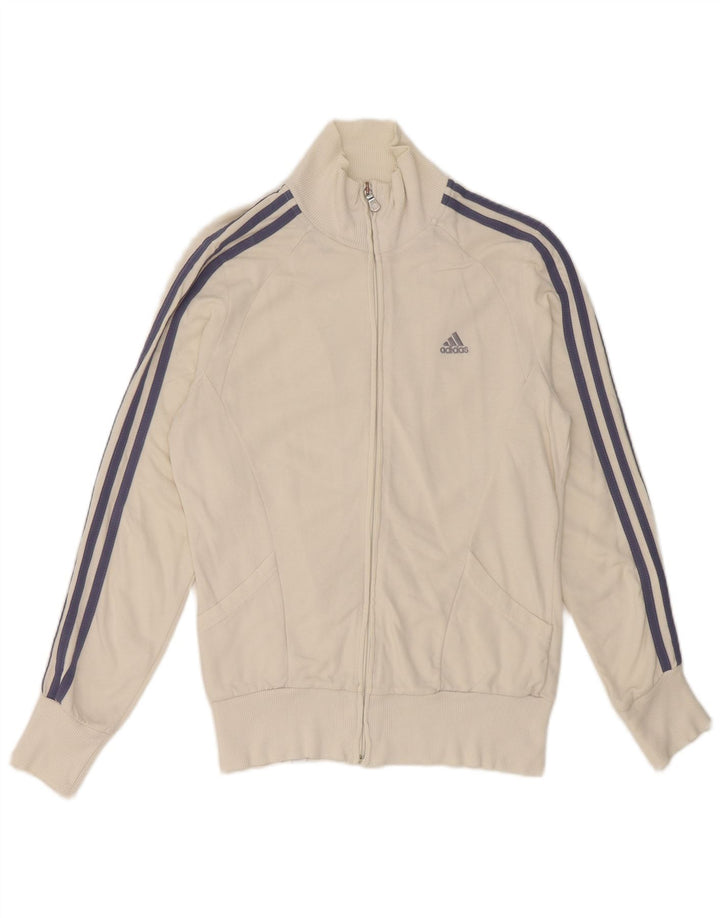 Женский спортивный костюм Adidas, маленькая белая хлопковая куртка