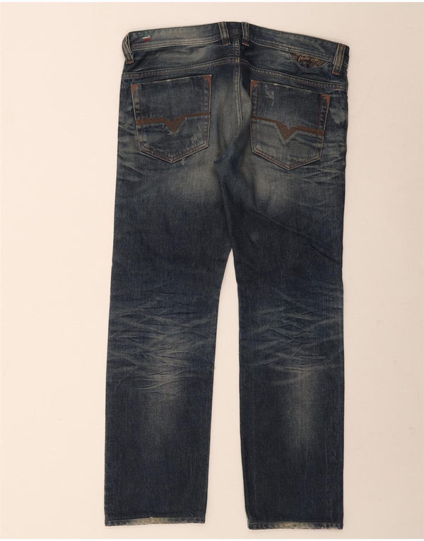 Мужские джинсы Diesel Safado Regular Slim Straight W34 L32, синий хлопок