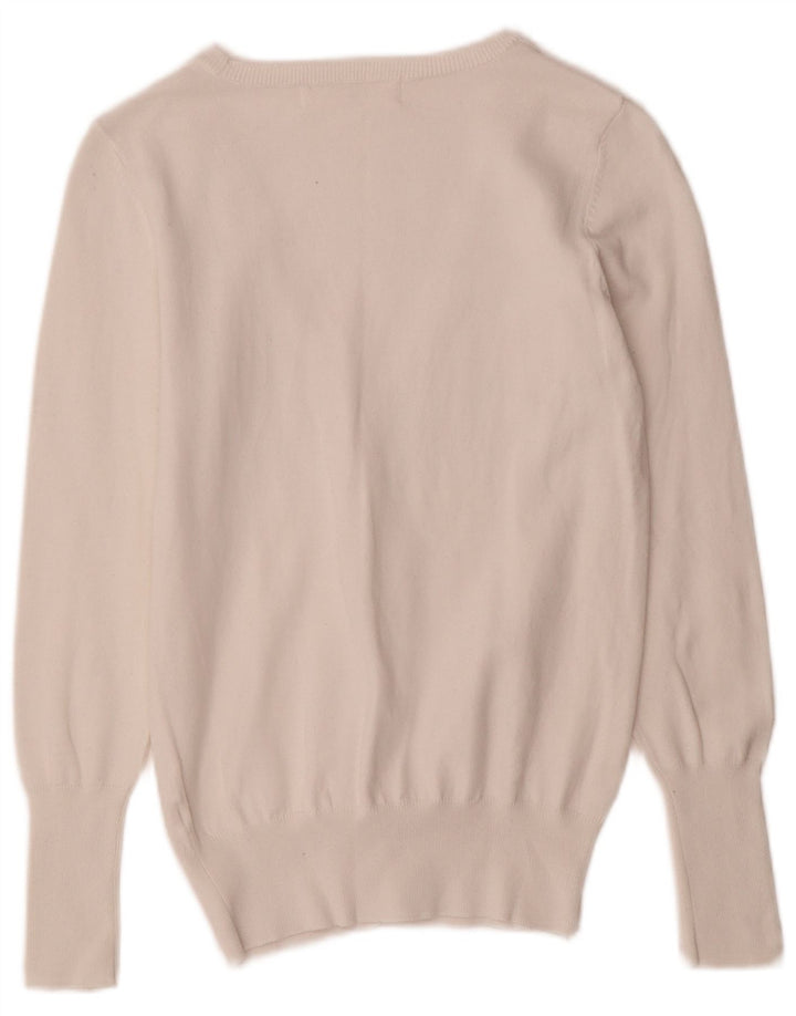 Женский кардиган Zara UK 12, средний белый