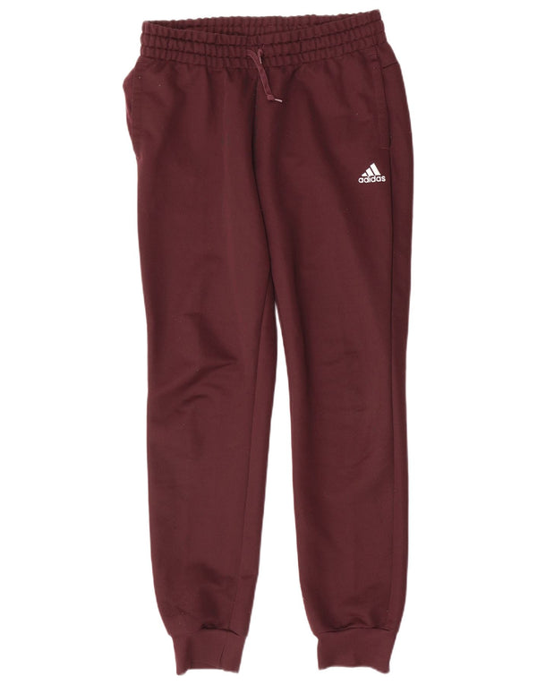 Женские спортивные брюки Adidas Joggers UK 8/10, маленький бордовый полиэстер
