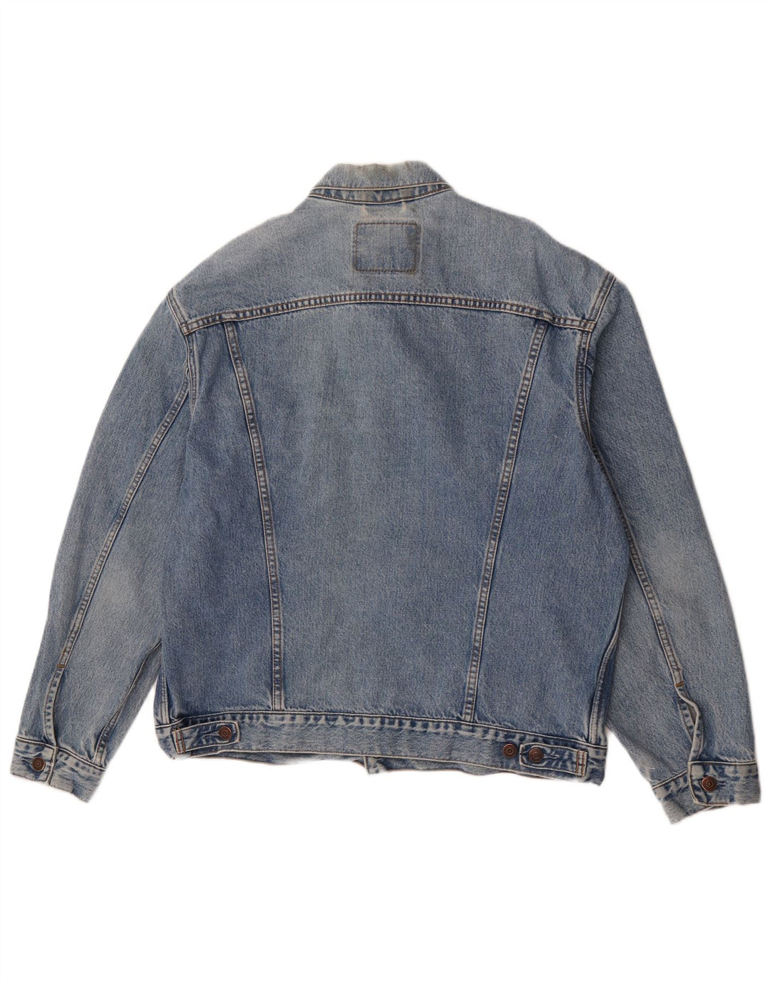 Мужская джинсовая куртка Levi's UK 42 XL, синяя, хлопок