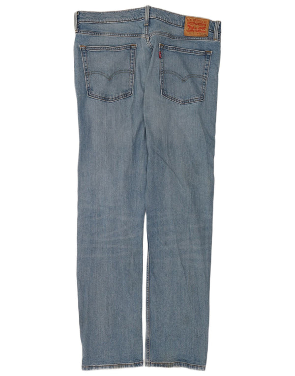 Мужские прямые джинсы Levi's 516 W36 L34 синие, хлопок