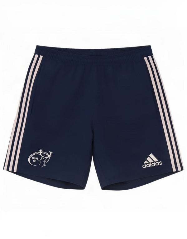 Мужские спортивные шорты для регби Adidas Munster, большие темно-синие полиэстеровые шорты