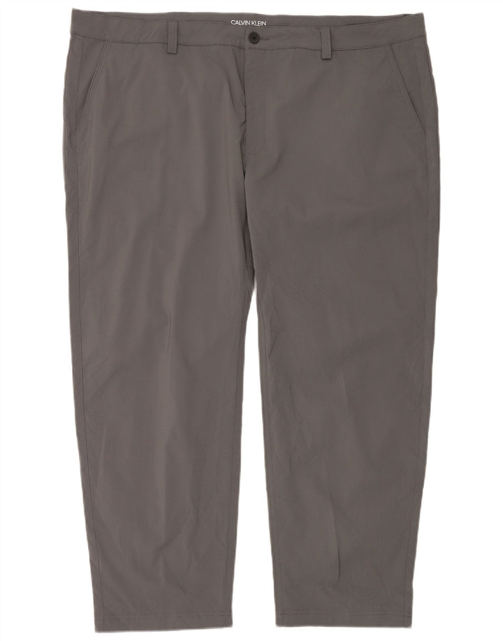 Мужские прямые брюки чинос Calvin Klein Golf W46 L29, серый полиэстер