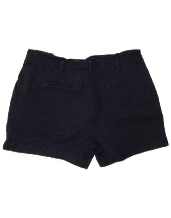Женские шорты чинос Oasis UK 12 Medium W32 Темно-синие хлопковые