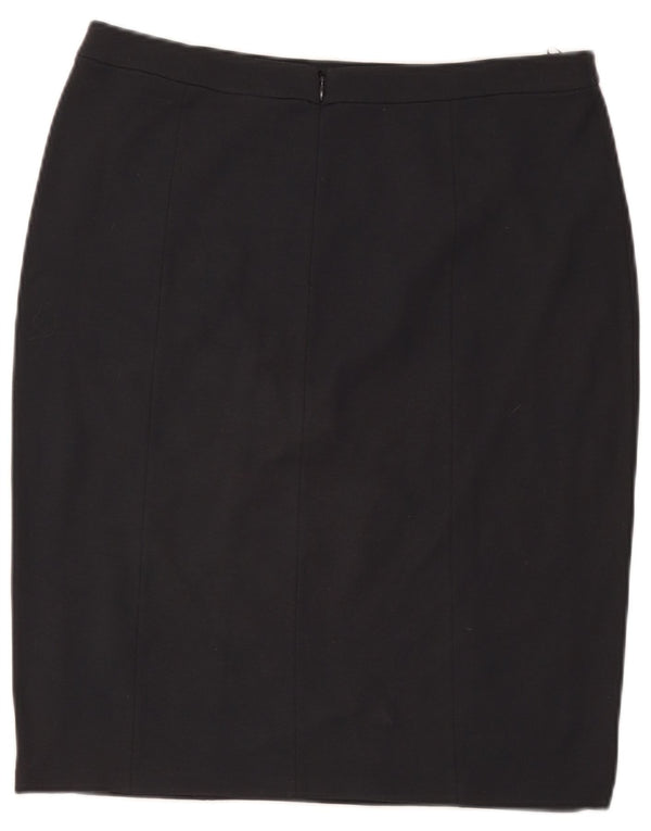 Armani Collezioni Женская юбка-карандаш IT 48 XL W34 Черная вискоза