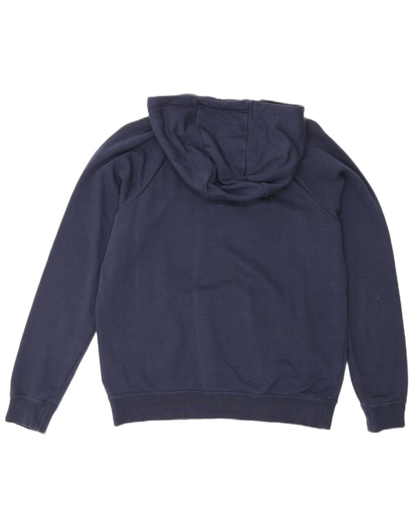 Мужской джемпер с капюшоном NIKE, маленький, темно-синий, хлопок