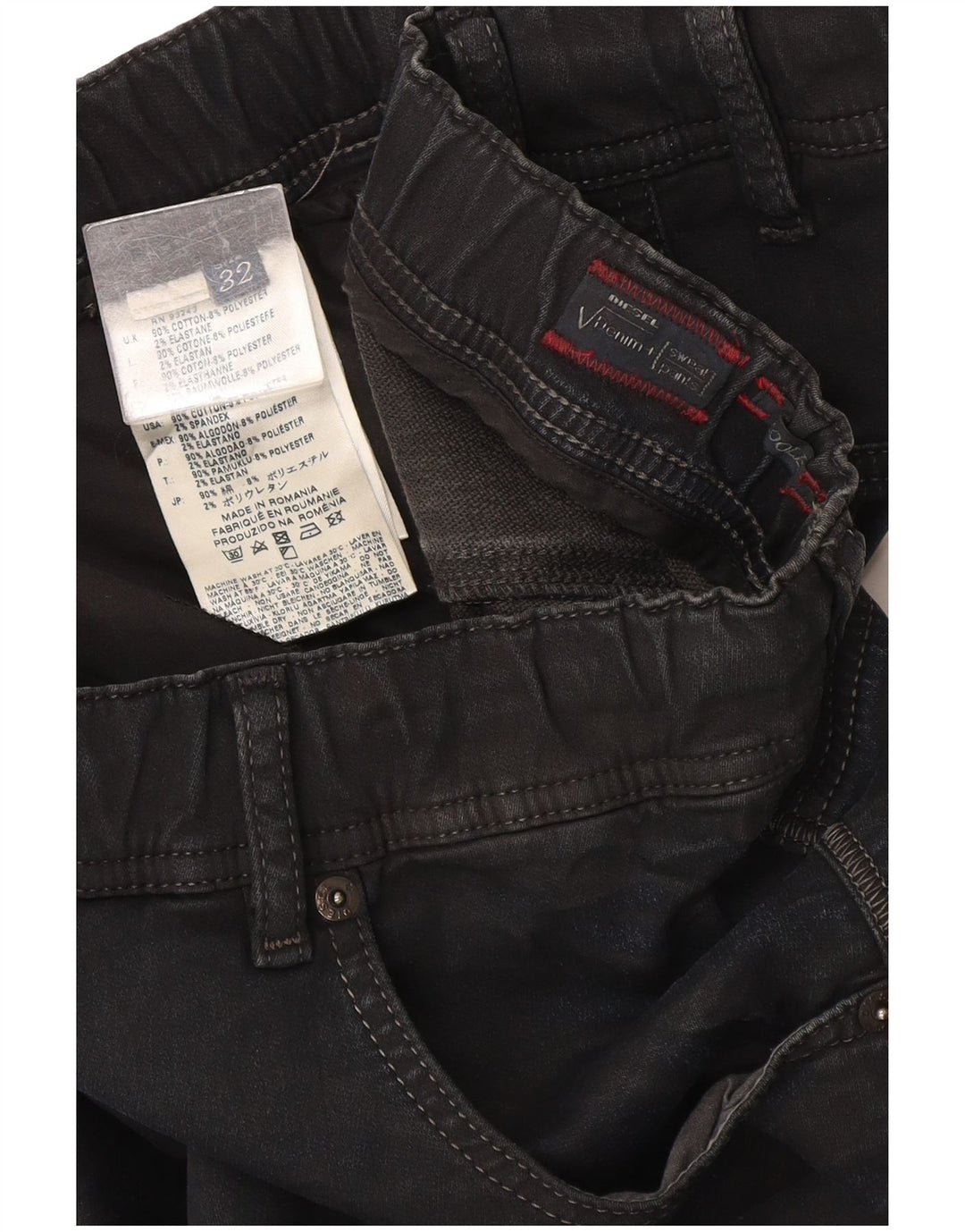 Женские джинсы-джеггинсы Diesel W32 L31, темно-синие, хлопок