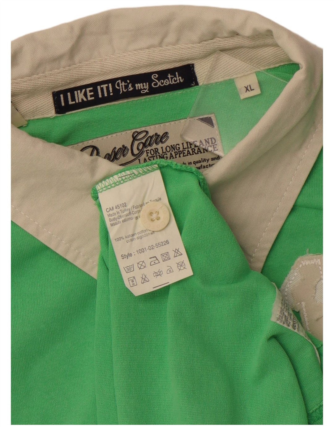 Мужская рубашка-поло для регби с графическим рисунком SCOTCH & SODA XL, зеленый хлопок