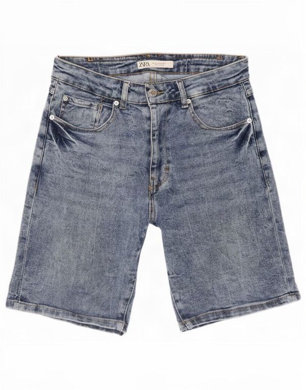 Мужские джинсовые шорты Zara EU 38 Small W30 Синие