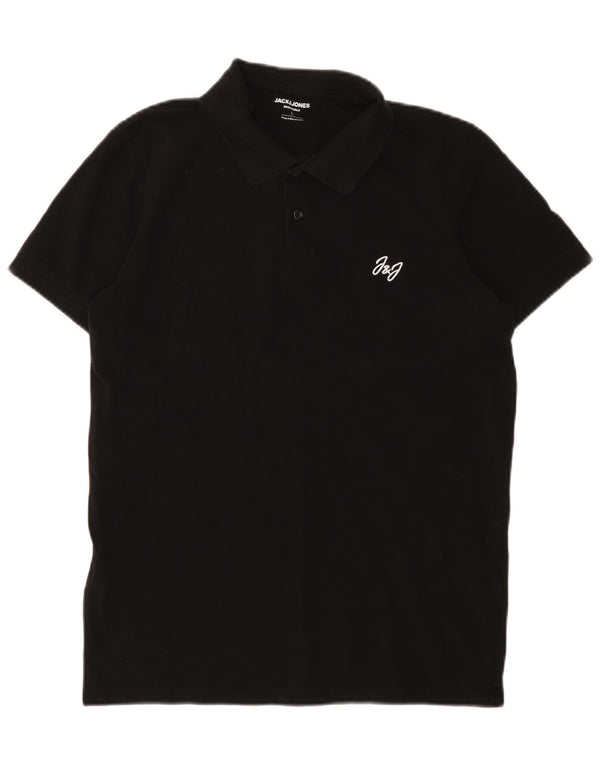 Мужская рубашка поло Jack & Jones, большая черная, хлопок