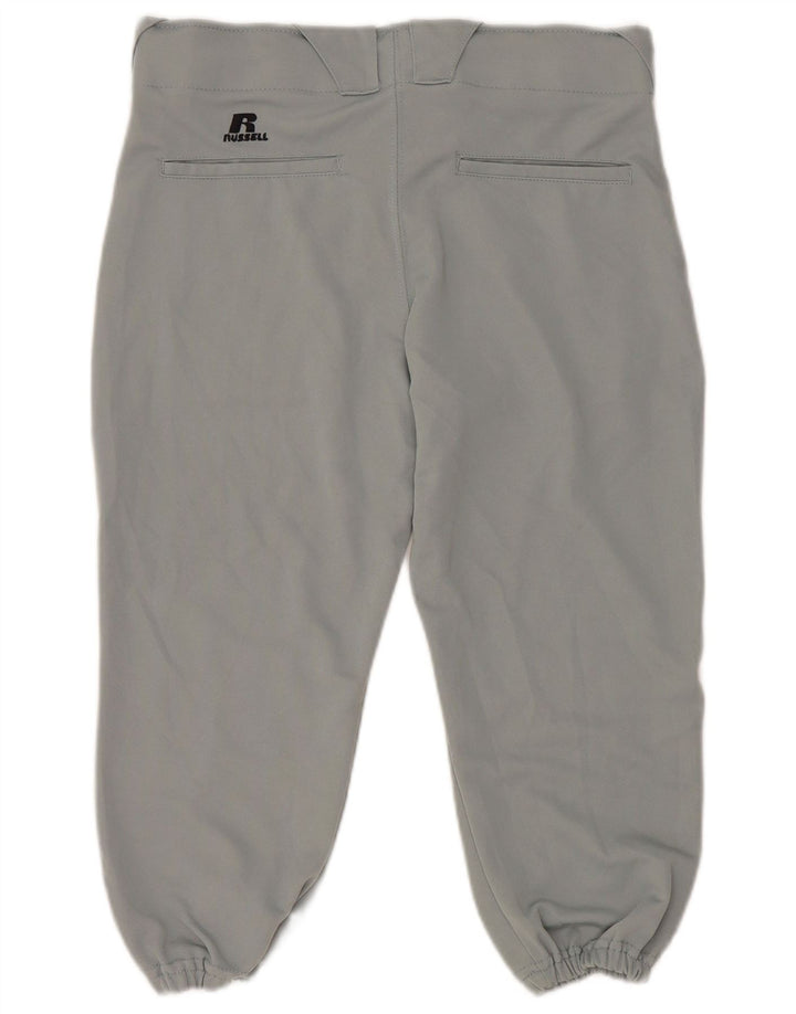Мужские джоггеры RUSSELL ATHLETIC, брюки-капри, средние W32 L19, серый полиэстер