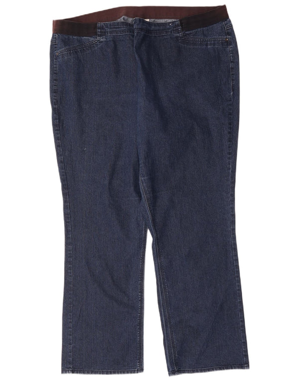 Женские прямые джинсы Autograph UK 24 4XL W48 L32 синие, хлопок
