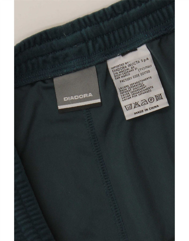 Мужские велюровые спортивные брюки Diadora 2XL, зеленый полиэстер