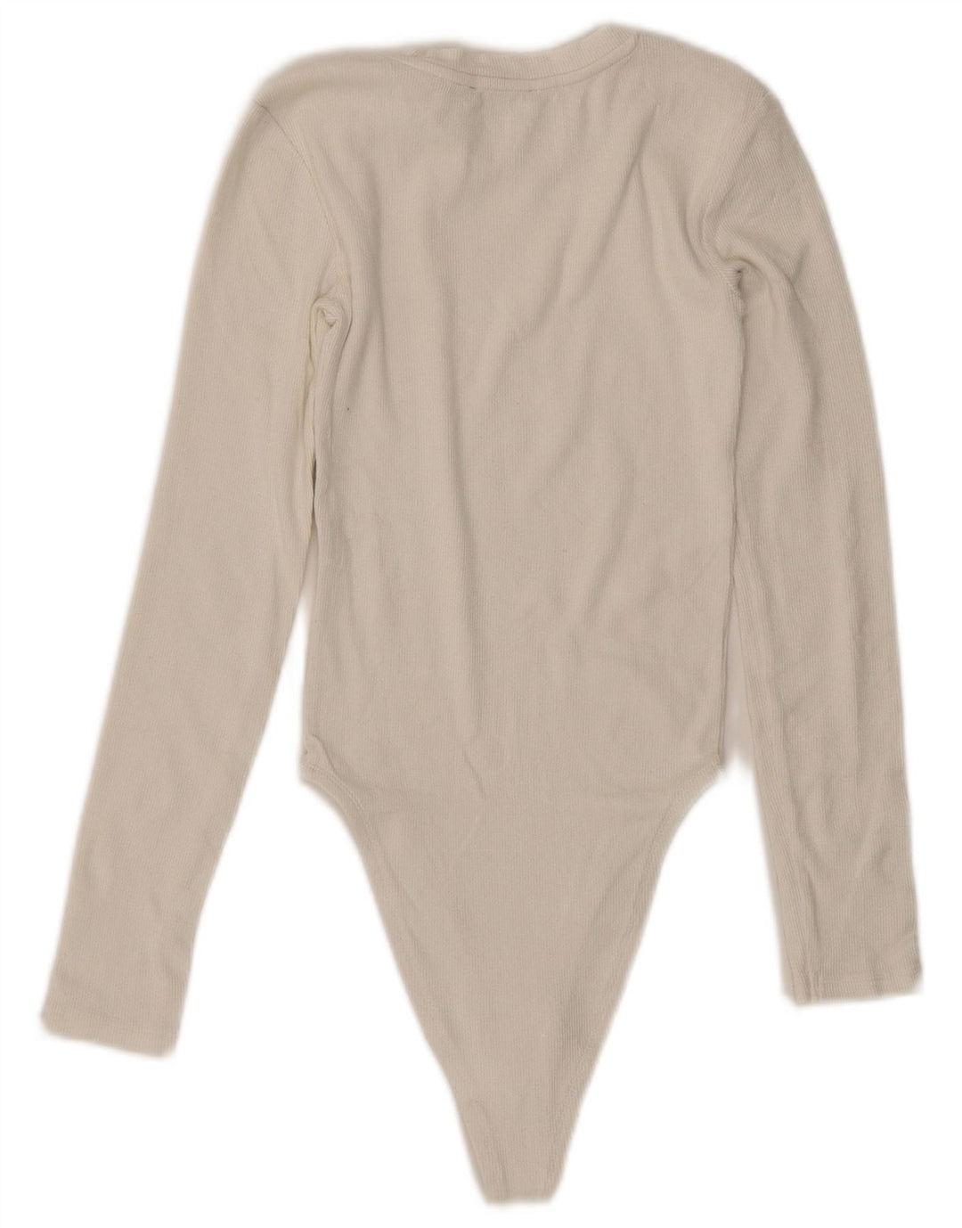 Женское боди с длинными рукавами ZARA UK 8, маленький размер, белый хлопок