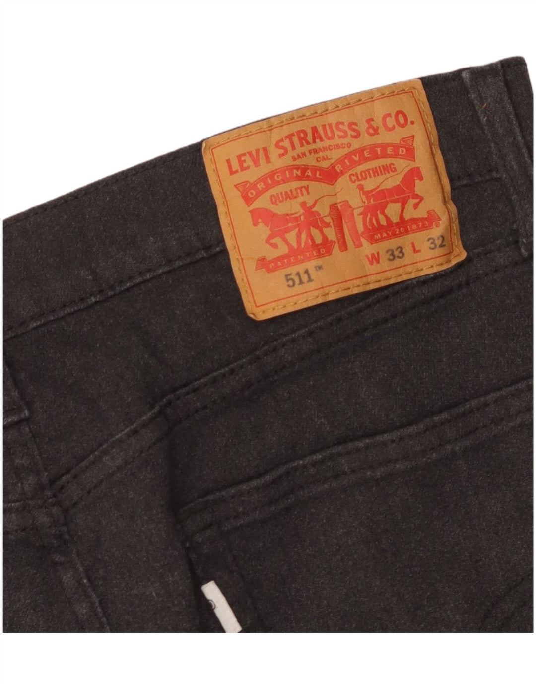 Мужские джинсы Levi's Slim 511 W33 L27 Серые