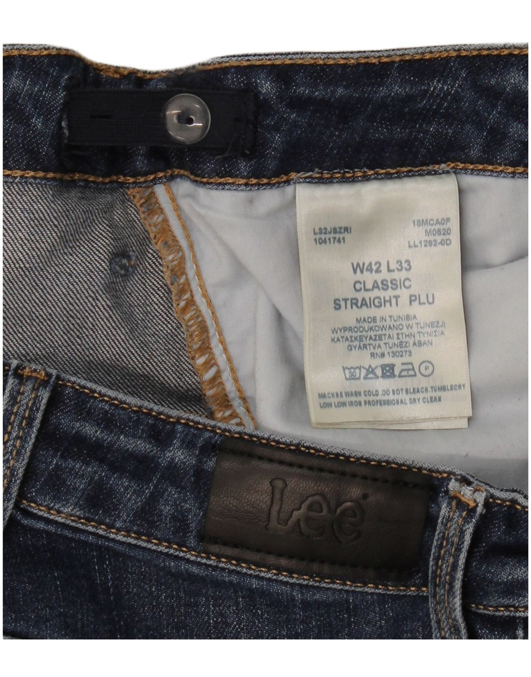 Женские прямые джинсы Lee W42 L33 Темно-синие, хлопок