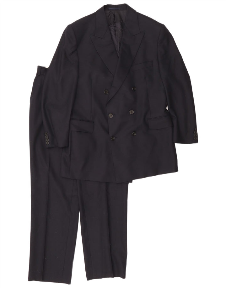 Мужской костюм-двойка Gieves & Hawkes UK 44 2XL W38 L30 Темно-синий