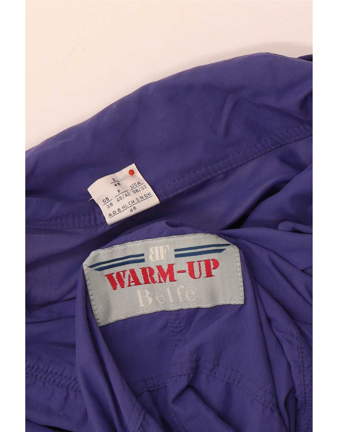 Belfe Мужская свободная дождевик куртка UK 38 Medium Purple