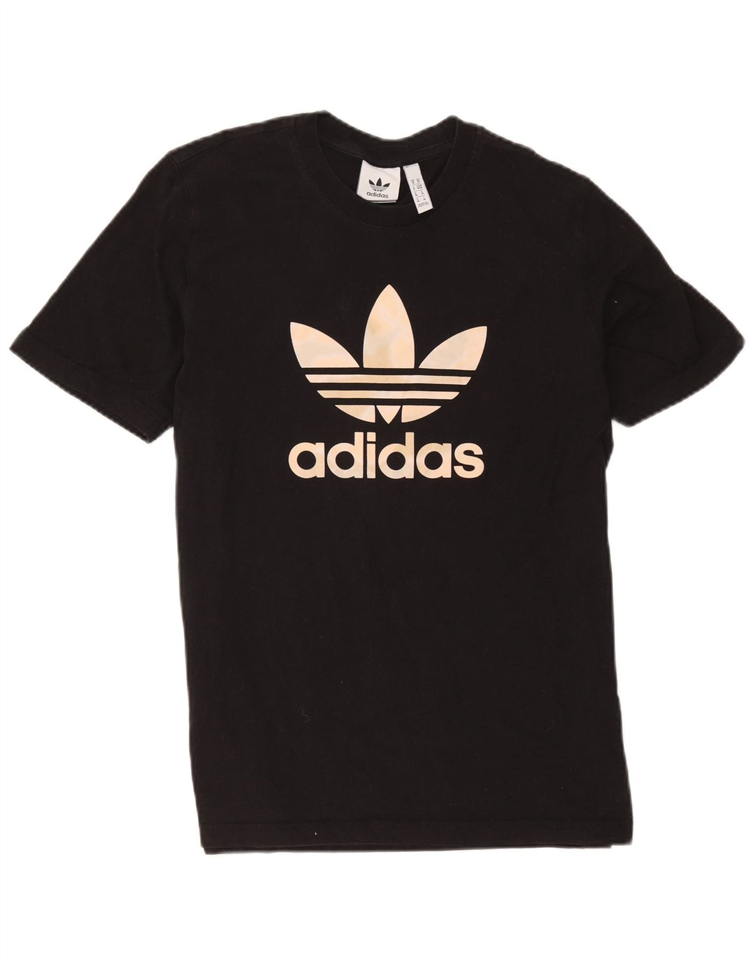 Adidas Мужская футболка с рисунком Топ среднего размера, черный хлопок