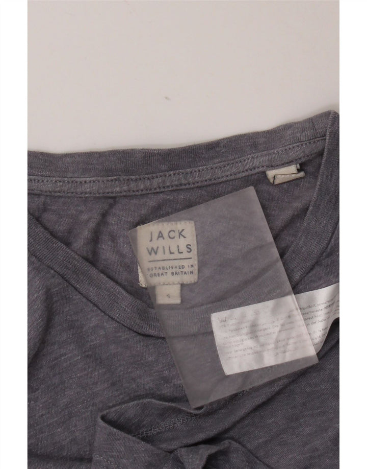 Мужская футболка Jack Wills, маленький синий хлопок с крапинками