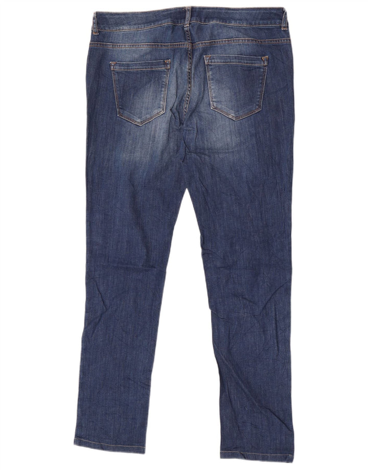 Женские зауженные джинсы Massimo Dutti W36 L31 темно-синие