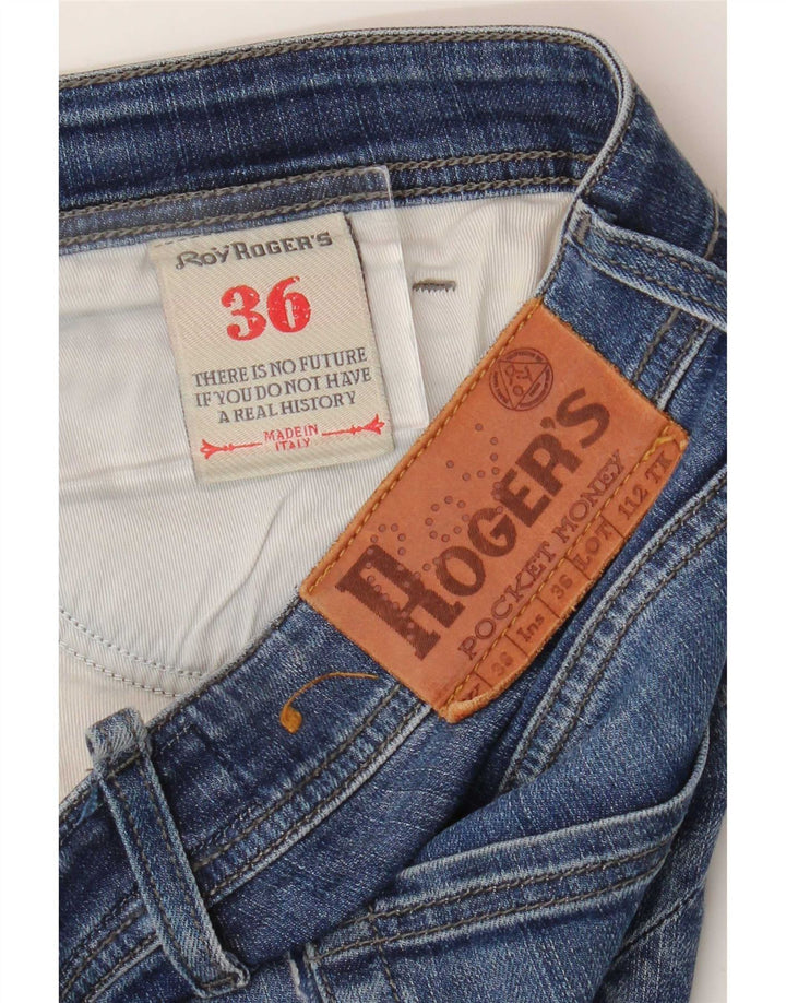 Мужские узкие джинсы Roy Rogers W36 L29, синие, хлопок
