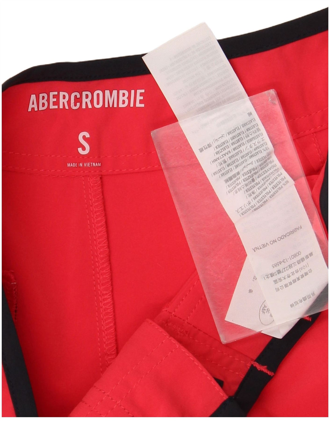 Мужские шорты для плавания Abercrombie & Fitch, маленькие розовые, полиэстер
