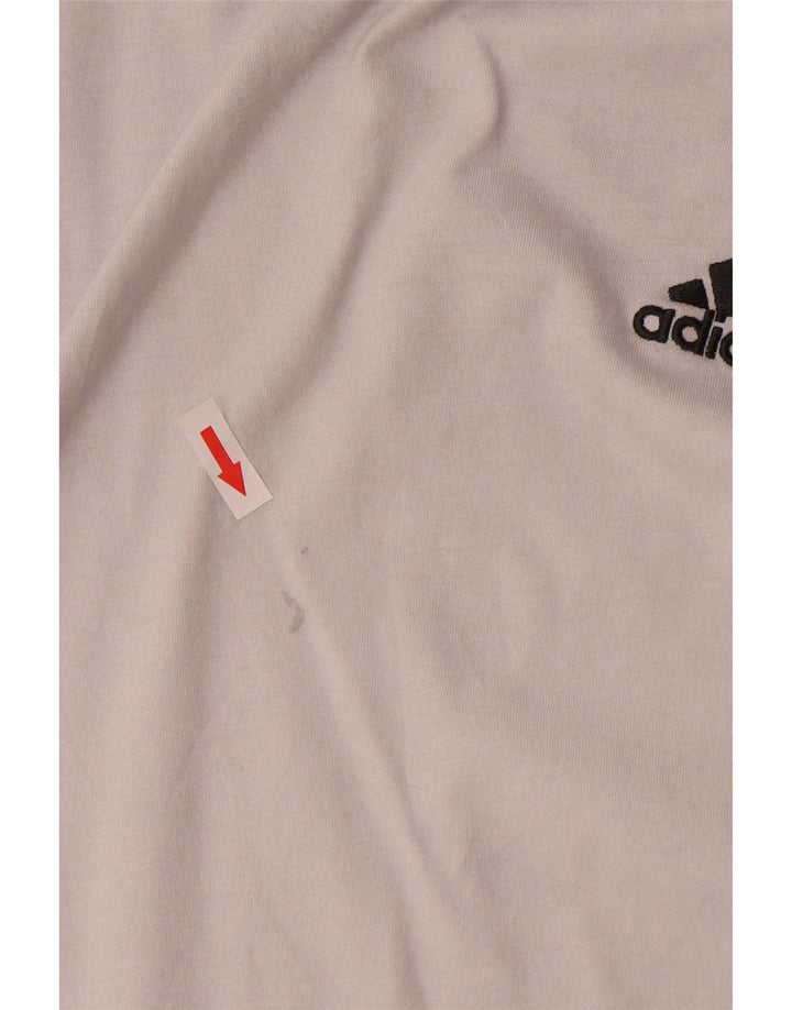 Мужская футболка Adidas Top большого размера из белого хлопка