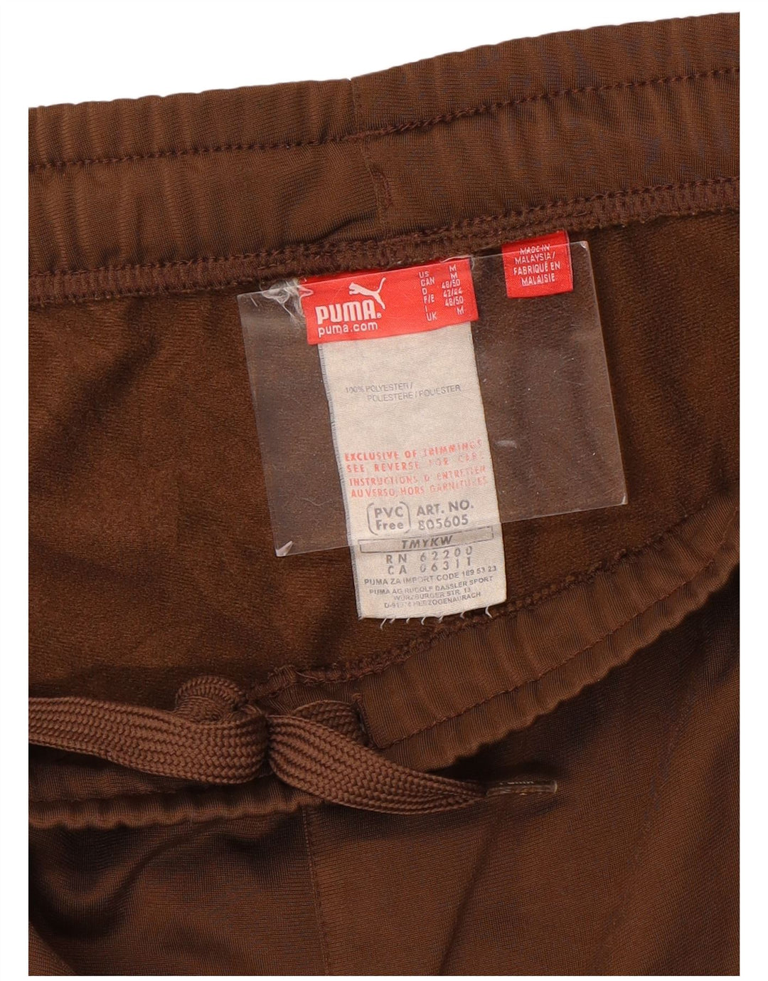Женские спортивные брюки PUMA UK 12, средний коричневый, полиэстер с цветными блоками