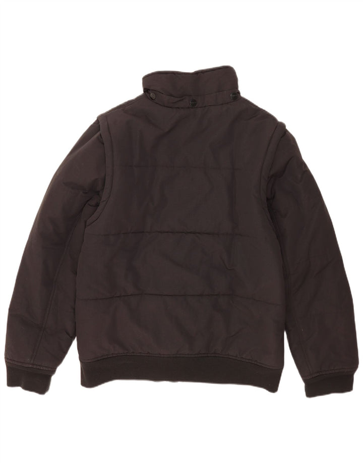 Мужская стеганая куртка Carhartt UK 38, средний черный нейлон