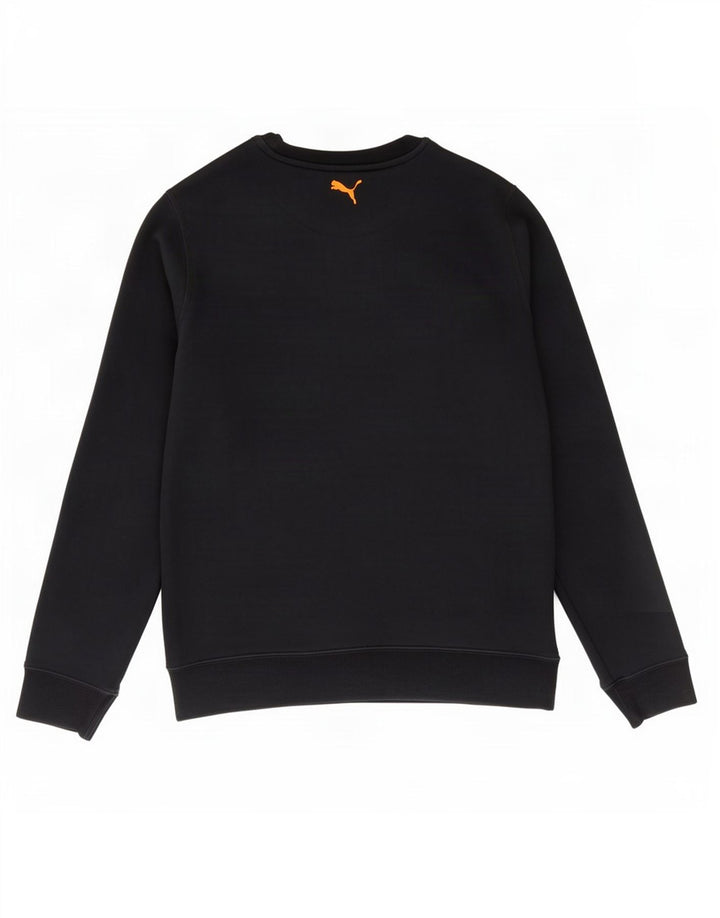 Мужской свитшот с рисунком Puma, маленький, темно-синий