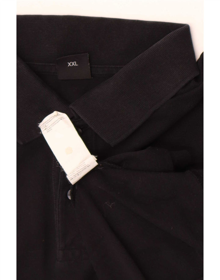 Мужская рубашка-поло Hugo Boss 2XL, черный хлопок