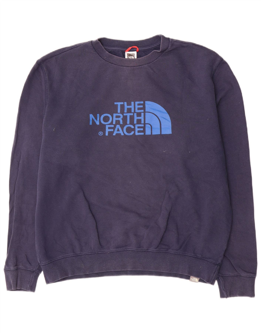 Мужской джемпер обычного кроя с графикой The North Face, большой темно-синий