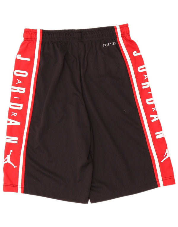 Спортивные шорты Jordan Dri Fit с графическим рисунком для мальчиков 13–14 лет, XL, черные с цветными блоками