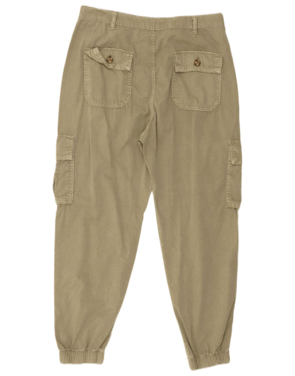 Женские брюки-карго Zara Joggers EU 38 Small W28 L25 Зеленые