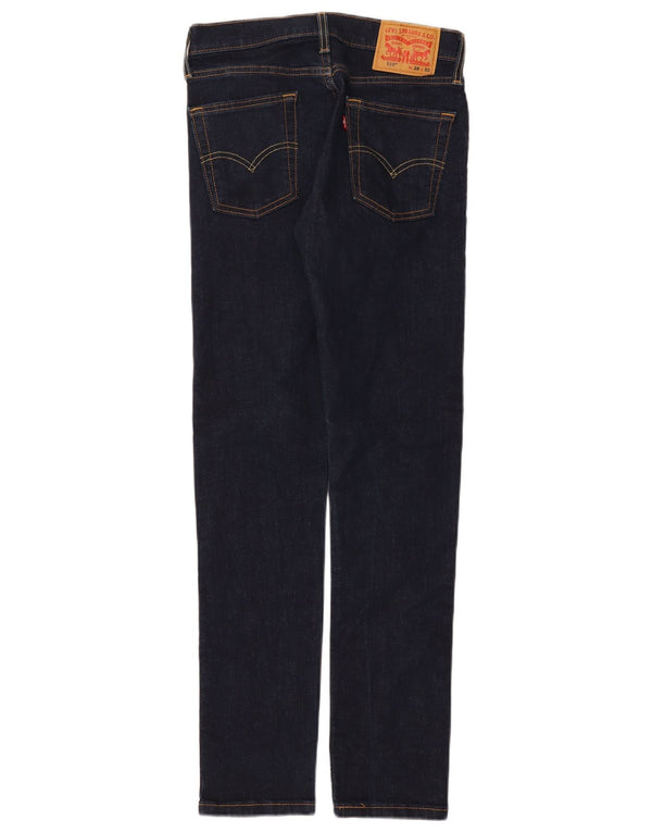 Мужские джинсы скинни Levi's 510 W28 L32 Темно-синие, хлопок