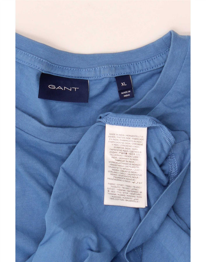 Мужская футболка Gant Top XL, синяя, хлопок