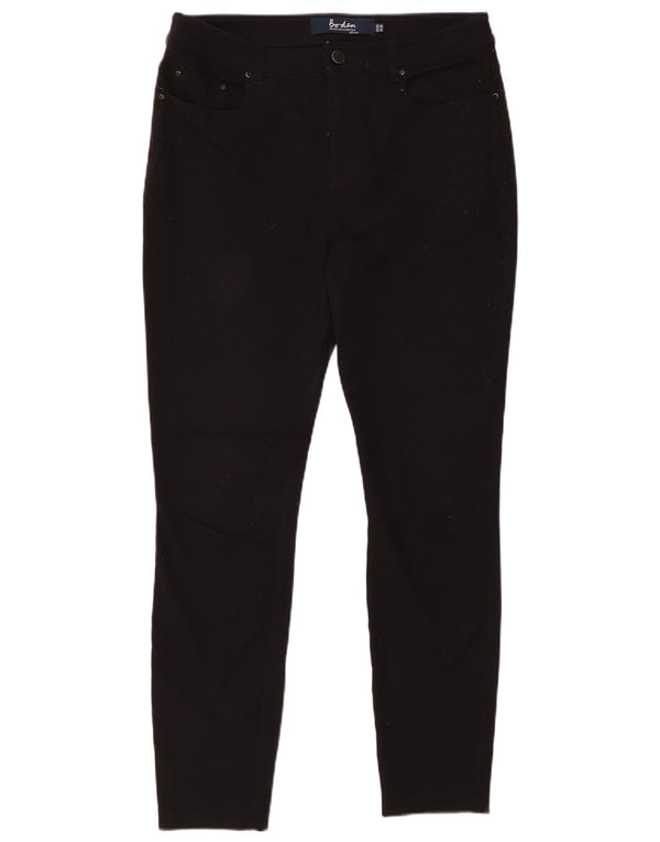 Женские джинсы скинни с высокой талией BODEN UK 12 Medium W30 L28 Черные вискозы