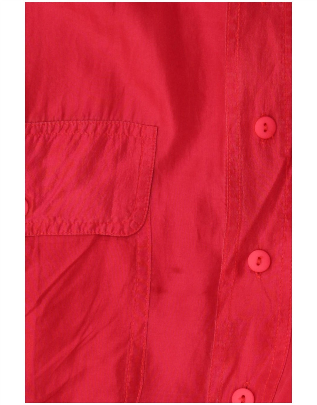 Винтажная мужская рубашка маленькая красная шелковая